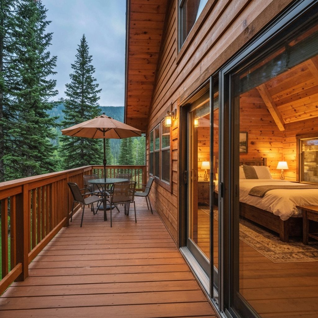 Cabaña en la montaña